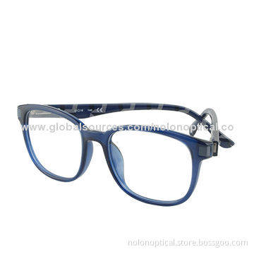 Prescription Ready, Wayfarer Style, Blue Acetate Optical Frame
